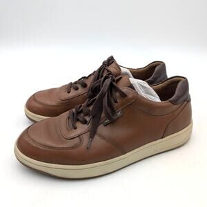 Mephisto Herwin Lace-Up Sneaker Shoes Men's Brown Leather Size US7.5 EU41.5